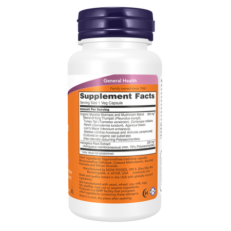 Now Foods Mushroom Immune Renew 90 kapsułek