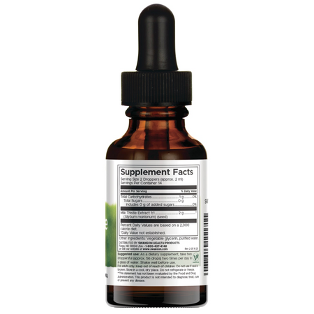 Swanson Ostropest Plamisty (Milk Thistle) Extract 29,6 ml krople