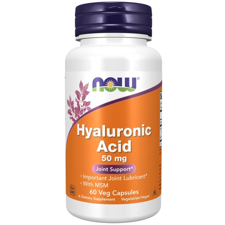 Now Foods Hyaluronic Acid 50 mg 60 kapsułek