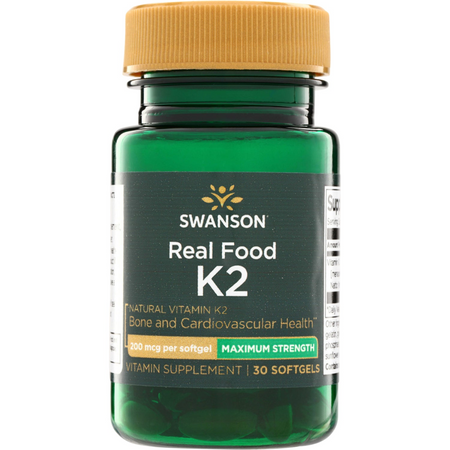 Swanson Witamina K2 MK7 200 mcg 30 kapsułek