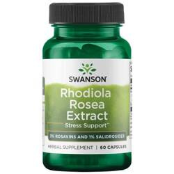 Swanson Różeniec Górski (Rhodiola Rosea) Extract 60 kapsułek