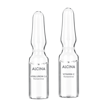 ALCINA Hyaluron 2.0 Ampoule Treatment – kuracja w ampułkach z kwasem hialuronowym i witaminą C, 10x1 ml