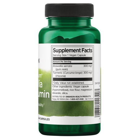 Swanson Boswellia i Curcumin 60 kapsułek