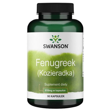 Swanson Kozieradka (Fenugreek) 610 mg 90 kapsułek