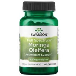 Swanson Moringa Olejodajna (Moringa Oleifera) 400 mg 60 kapsułek