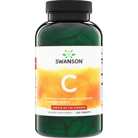 Swanson Witamina C 1000 mg Buforowana + Bioflawonoidy 250 tabletek