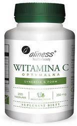 Aliness Witamina C Optymalna 250 mg 200 kapsułek vege