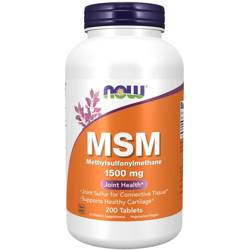 Now Foods MSM Metylosulfonylometan 1500 mg 200 tabletek