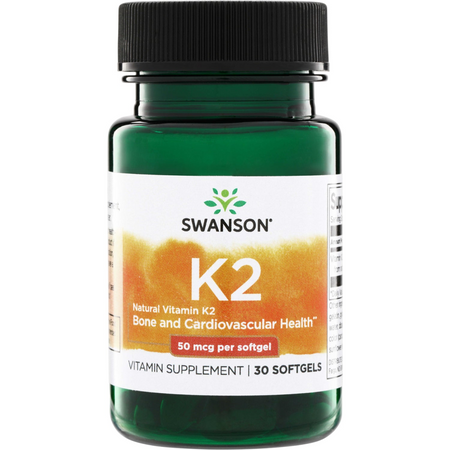 Swanson Witamina K2 MK7 50 mcg 30 kapsułek