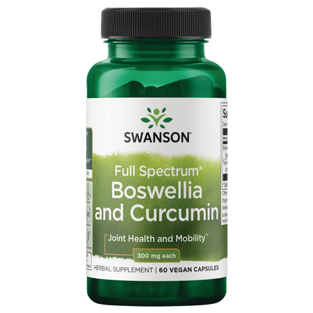 Swanson Boswellia i Curcumin 60 kapsułek