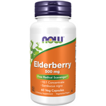 Now Foods Elderberry 500 mg 60 kapsułek