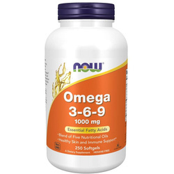 Now Foods Omega 3-6-9 250 kapsułek