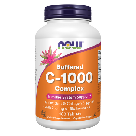 Now Foods Witamina C 1000 mg Complex Buforowana 180 tabletek