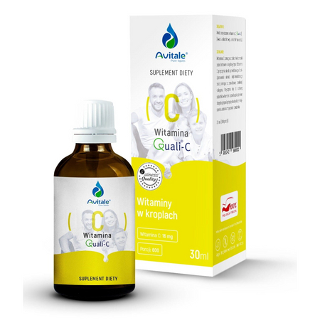 Avitale Witamina C Quali-C® 16 mg (kwas L-askorbinowy) 30 ml krople