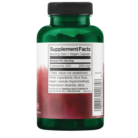 Swanson Koenzym Q10 200 mg 90 kapsułek