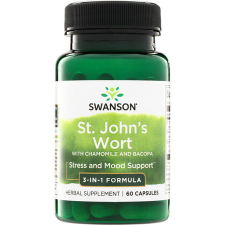 Swanson Dziurawiec (St. John's Wort) Triple Complex 60 kapsułek