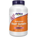 Now Foods Beef Gelatin 550 mg 200 kapsułek