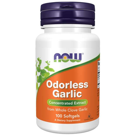 Now Foods Odorless Garlic 100 kapsułek