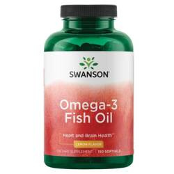 Swanson Omega-3 Fish Oil 180 EPA / 120 DHA 150 kapsułek