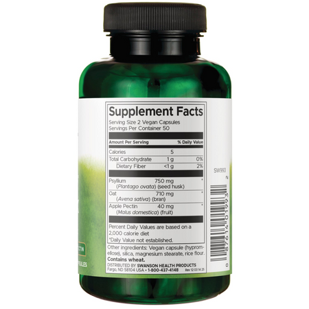 Swanson Tri-Fiber Complex 100 kapsułek