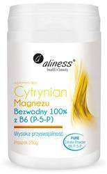 Aliness Cytrynian Magnezu + Witamina B6 (P-5-P) 250 g proszek