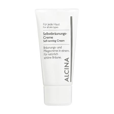 ALCINA For all skin types Self-Tanning Cream – krem samoopalający z DHA, pielęgnująco-brązujący, 50 ml