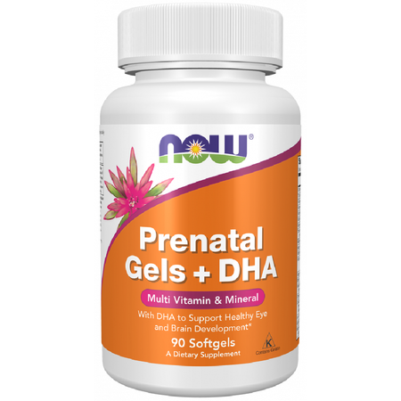 Now Foods Prenatal Gels + DHA 90 kapsułek