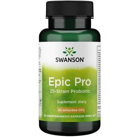 Swanson Epic Pro 25-Strain Probiotic 30 kapsułek