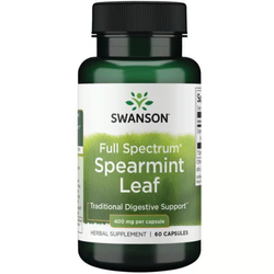 Swanson Full Spectrum Spearmint Leaf 400 mg 60 kapsułek