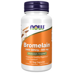 Now Foods Bromelaina 500 mg 60 kapsułek