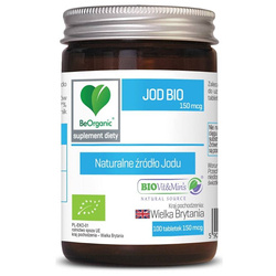 BeOrganic Jod BIO 150 mcg 100 tabletek