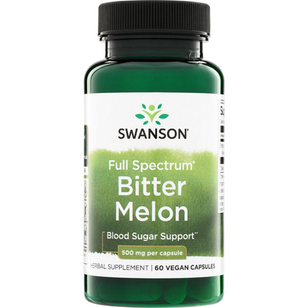 Swanson Gorzki Melon (Bitter Melon) 500 mg 60 kapsułek