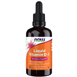 Now Foods Witamina D-3 Liquid 59 ml krople