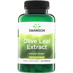 Swanson Liść Oliwny (Olive Leaf) Extract 500 mg 60 kapsułek