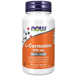 Now Foods L-Carnosine 500 mg 50 veg kapsułek