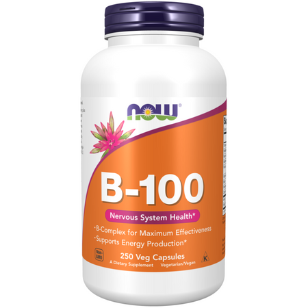 Now Foods Witamina B-100 Complex 250 veg kapsułek