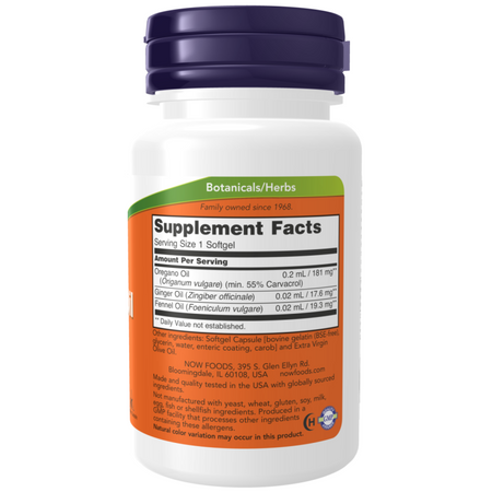 Now Foods Oregano Oil Extract 90 kapsułek