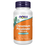 Now Foods Pikolinian Chromu 200 mcg 100 kapsułek