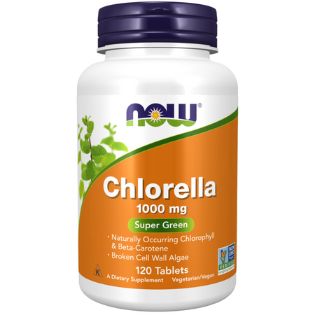 Now Foods Chlorella 1000 mg 120 tabletek