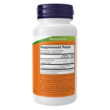 Now Foods Fo-Ti 560 mg 100 kapsułek