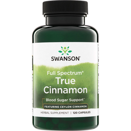 Swanson Cynamon Cejloński (True Cinnamon) 300 mg 120 kapsułek