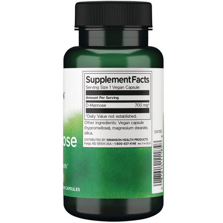 Swanson D-Mannoza 700 mg 60 kapsułek