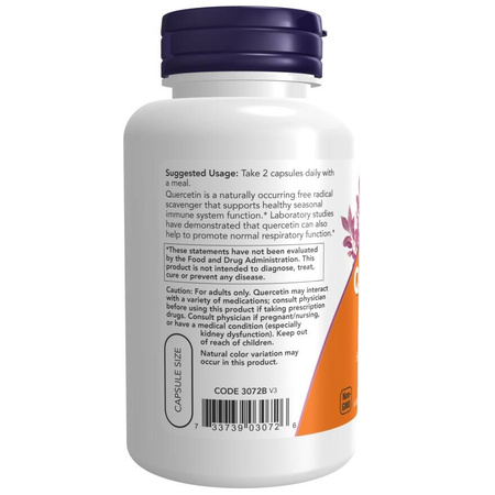 Now Foods Kwercetyna (Quercetin) 500 mg 100 veg kapsułek