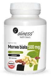 Aliness Morwa biała 500 mg Extract 180 tabletek