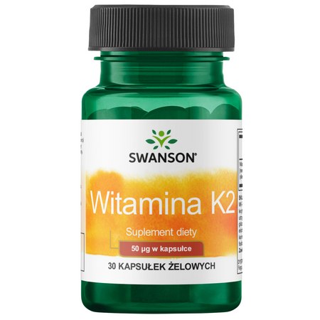 Swanson Witamina K2 MK7 50 mcg 30 kapsułek