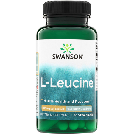 Swanson AjiPure L-Leucyna 500 mg 60 kapsułek