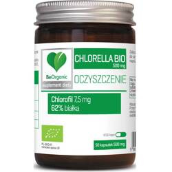 BeOrganic Chlorella BIO 500 mg 50 kapsułek