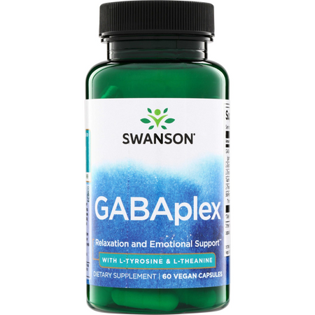 Swanson GABAplex with L-Tyrosine, L-Theanine 60 veg kaspułek