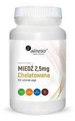 Aliness Miedź Chelatowana 2,5 mg 100 tabletek vege