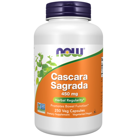 Now Foods Cascara Sagrada 450 mg 250 kapsułek